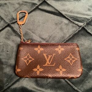 Authentic Louis Vuitton Key Pouch in Monogram Pattern